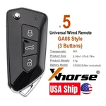5X Xhorse Series Universal Wired Remote Key Buttons XKGA83EN For Vvdi Max. Fixed Price $42.95.