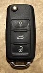 Oem Vw 5KO837202AE Volkswagen 4 Buttons Flip Keyless Remote Fcc ID:NBG010180T. Fixed Price $14.99.