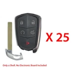 25 Remote Control Smart Key Prox Fob Case Shell 5B Compatible With Cadillac. Fixed Price $107.21.
