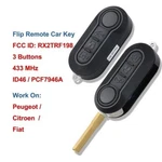 Flip Remote Key Fob For Fiat 500L Mpv Ducato Citroen Jumper Peugeot Boxer. Fixed Price $53.77.