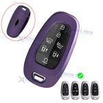 Purple Black Full Cover Keyless Entry Shell Case For Hyundai Santa Fe 20-24. Fixed Price $15.97.