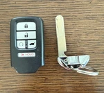 Oem 2017 Honda Pilot Smart Key Fob 5 Button Part #72147-TG7-A01- With Cut Blade. Fixed Price $24.99.