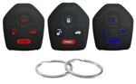 Reprotecting Silicone Rubber Key Fob Cover Black+black,. Fixed Price $15.93.