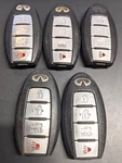 Lot Of Oem Infiniti Smart Key Fob Remotes KR5S180144203 Buttons. Fixed Price $95.00.