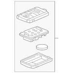 Genuine Acura Keyless Entry Transmitter 72147-TX4-A11. Fixed Price $120.00.