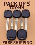 X5 New Replacement Chip TOY44H Transponder Keys For Toyota Fits 89785-0D170. Fixed Price $34.95.