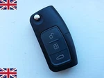 3 Button Ford Fiesta Focus Mondeo Cmax Galaxy Flip Key Remote Fob Case Blade. Fixed Price $7.37.