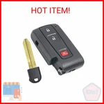 Keyecu Replacement Shell Keyless Smart Remote Case Fob 2+1 Button For Toyota. Fixed Price $19.90.