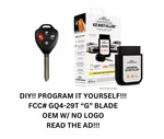 Diy Bundle!! Program Yourself! Oem Toyota Corolla Venza Remote GQ4-29T "g" Chip. Fixed Price $85.02.