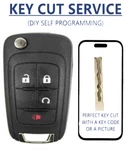 Key Cut Service + Flip For Chevrolet 2010-2019 OHT01060512 Diy Programming. Fixed Price $34.99.