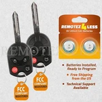 Replacement Ford Lincoln Mercury Mazda Keyless Remote Car Fob 4BTN Pair. Fixed Price $19.95.