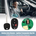 315MHZ Keyless Entry Remote Ignition Transponder Fob For Toyota Sequoia. Fixed Price $14.49.