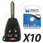 Lot 10 Wholesale Bulk Entry Remote Key Fob For Dodge 08-14 Avenger 06-13 Durango. Fixed Price $49.95.