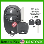 For 2005 - 2015 Toyota Tacoma Remote Car Key Fob GQ43VT20T + Chip Ignition. Fixed Price $15.79.