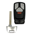 Oem Audi Is Remote 4B + Uncut Key Insert IYZ-AK01 (silver Trunk) (shp). Fixed Price $39.75.
