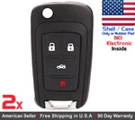 2X New Replacement Remote Key Fob Case For Chevy Buick Gmc - Shell Only. Fixed Price $19.95.