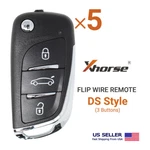 5 Xhorse Universal Wire Flip Remote Key Style 3 Buttons XKDS00EN. Fixed Price $50.95.