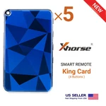 5X Xhorse Universal Smart Proximity King Card Remote Diamond Blue 4B XSKC04EN. Fixed Price $154.95.