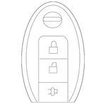 Genuine Nissan Keyless Entry Transmitter 285E3-5MR1E. Fixed Price $172.84.