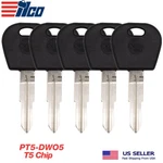 5X Ilco Transponder Key For Daewoo Leganza DWO5-PT5 With Chip. Fixed Price $95.95.