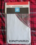 Nos Oem Gm "camaro" Splash Guard Mud Flaps SET/2 White New Original 997697. Fixed Price $34.99.