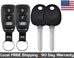 2X New Replacement Transponder Key & Remote For Hyundai Elantra Genesis Coup. Fixed Price $49.95.