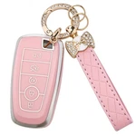 Jamcari Ford Fob Cover With Keychain, Soft Tpu Case Shell Pink. Fixed Price $17.09.