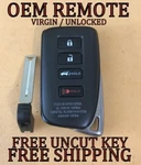 Oem Lexus NX300H NX200T LX570 Smart Key Remote Fob HYQ14FBA 89904-78470. Fixed Price $79.95.