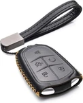 Vitodeco Genuine Leather Smart Key Fob Case Compatible With 5-BUTTON, Black. Fixed Price $25.76.