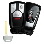 Oem Audi Q3 Q8 RS3 RS5 RS6 Logo Smart Key Fob Remote Prox Uncut IYZAK1A. Fixed Price $89.99.