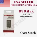 Liftmaster 890MAX Remote 3-BUTTON Mini Keychain Garage Door Opener. Fixed Price $19.87.
