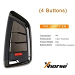 Xhorse XSKF21EN Smart Remote Key Knife Style 4 Buttons For VVDI2 Tool. Fixed Price $31.55.