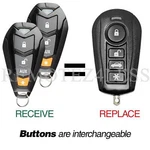 2 New Replacement Clifford Button Keyless Remote Fob EZSDEI7141 Black. Fixed Price $64.95.