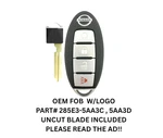 2016-2019 Nissan Titan Remote Start Key Fob 285E3-5AA3D S180144313 New Oem. Fixed Price $42.99.