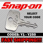 Snap On Tool Box Key Replacement Cut Your Code Y1 - Y250. Fixed Price $7.99.