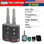 For 2015-2022 Mitsubishi Mirage- G4 Keyless Remote Fob OUCJ166N / 3 Button. Fixed Price $19.32.