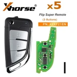 5X Xhorse XEKF21EN Universal Super Remote Key 3 Buttons For Tool& VVDI2. Fixed Price $59.95.