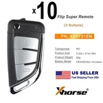 10X Xhorse XEKF21EN Universal Super Remote Key Knife Style 3 Button For Vvdi Max. Fixed Price $64.95.