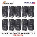 10X Xhorse Wire Universal Flip Remote Hyundai Style 3 Button XKHY02EN. Fixed Price $95.95.