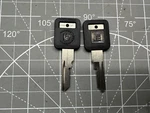Original Ignition Key Blank For Cadillac 1987/88 With Logo/ Strattec 593989. Fixed Price $12.00.