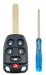 Furbemesk Replacement Key Fob Cover Case Fit For 2011 2012 6 Buttons, Black. Fixed Price $15.77.
