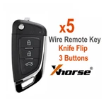 Newest 5PCS Xhorse Wire Universal Remote Key Fob Knife Style Buttons XKKF03EN. Fixed Price $39.95.