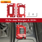 Red Alloy Key Fob Cover Case Holder Shell For Jeep Wrangler Jl Jt 18+ACCESSORIES. Fixed Price $18.99.