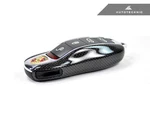 Replacement Carbon Fiber Key Cover - Porsche 92A 970 981 911 991 918 Macan Usa. Fixed Price $99.95.