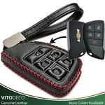 Vitodeco 5-BUTTON Leather Smart Key Fob Case For 2026 Chevrolet Suburban Tahoe. Fixed Price $15.99.