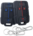 Runzuie 2PCS Buttons Silicone Smart Key Fob Cover For 2014-20. Fixed Price $15.68.