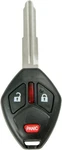 Ilco RHK-MITS-3B1 Mitsubishi Button Remote Head Key (mit 17). Fixed Price $43.04.