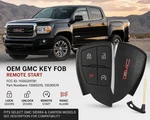 Oem Gmc Sierra Canyon Key Fob YG0G20TB1 13560215 13530574 Remote Start. Fixed Price $60.00.