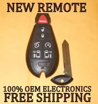 New Chrysler Town & Country Replacement Keyless Remote Fobik 68066873. Fixed Price $32.95.