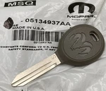 New Genuine Mopar 05134937AA Blank Key 2004-2012. Fixed Price $75.53.